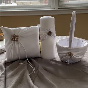 WHITE ‘Garbo’ 3 Piece Wedding Collection